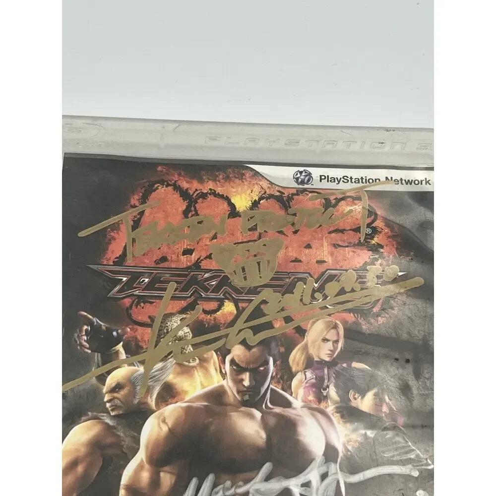 Tekken 6 PS3 SIGNED Autographed by MarkMan & Tekken Project Harada Katsuhiro